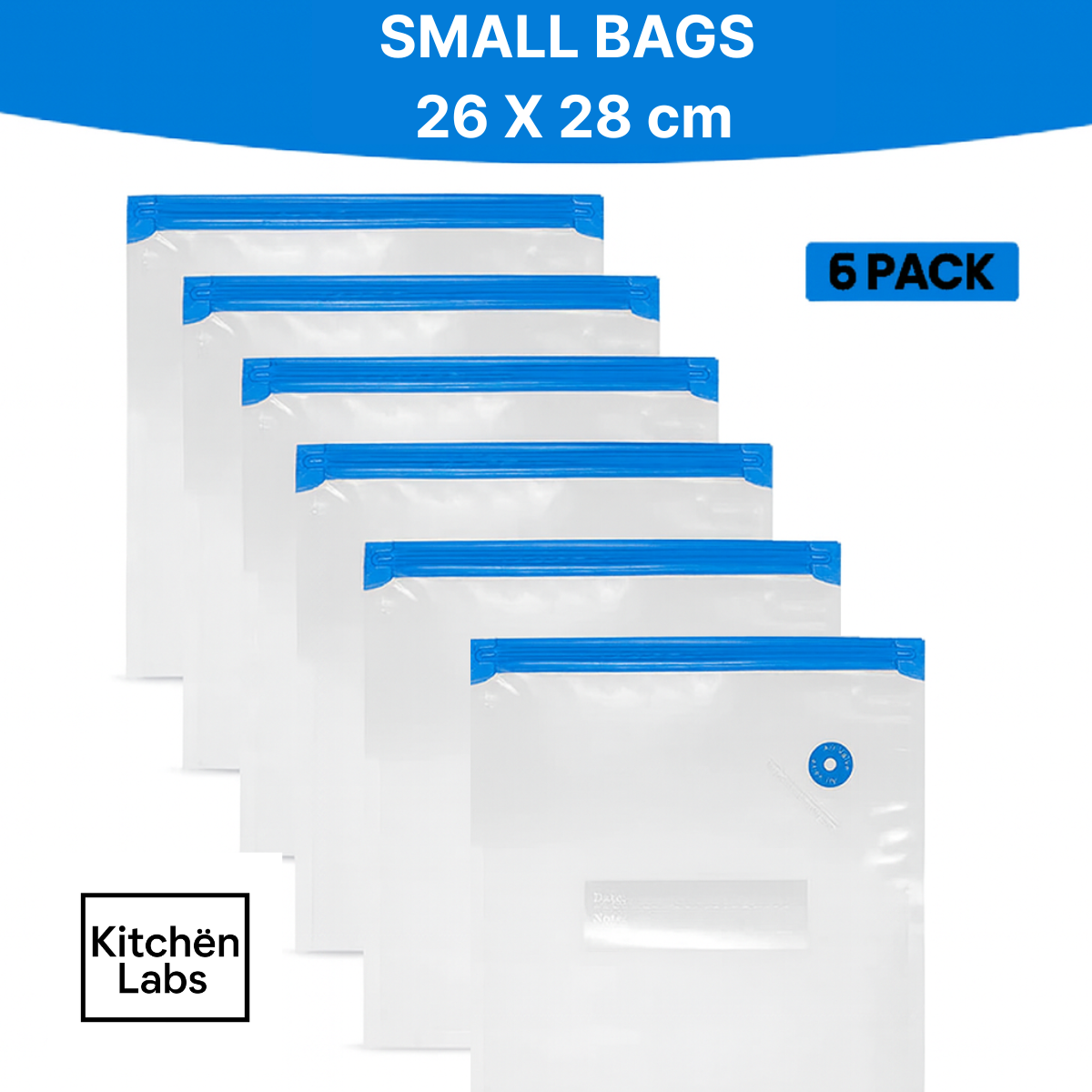 Small SealBags Pack 6-Reusable units